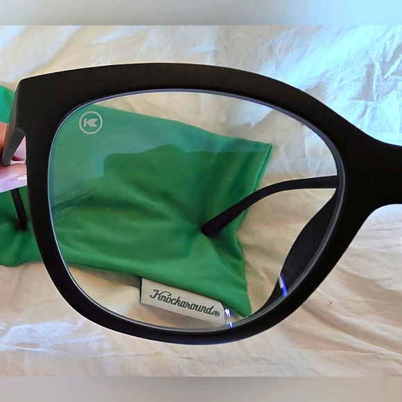 EUC Knockaround Deja Views Blue Light Glasses w/ Lens Pouch - Picture 3 of 5